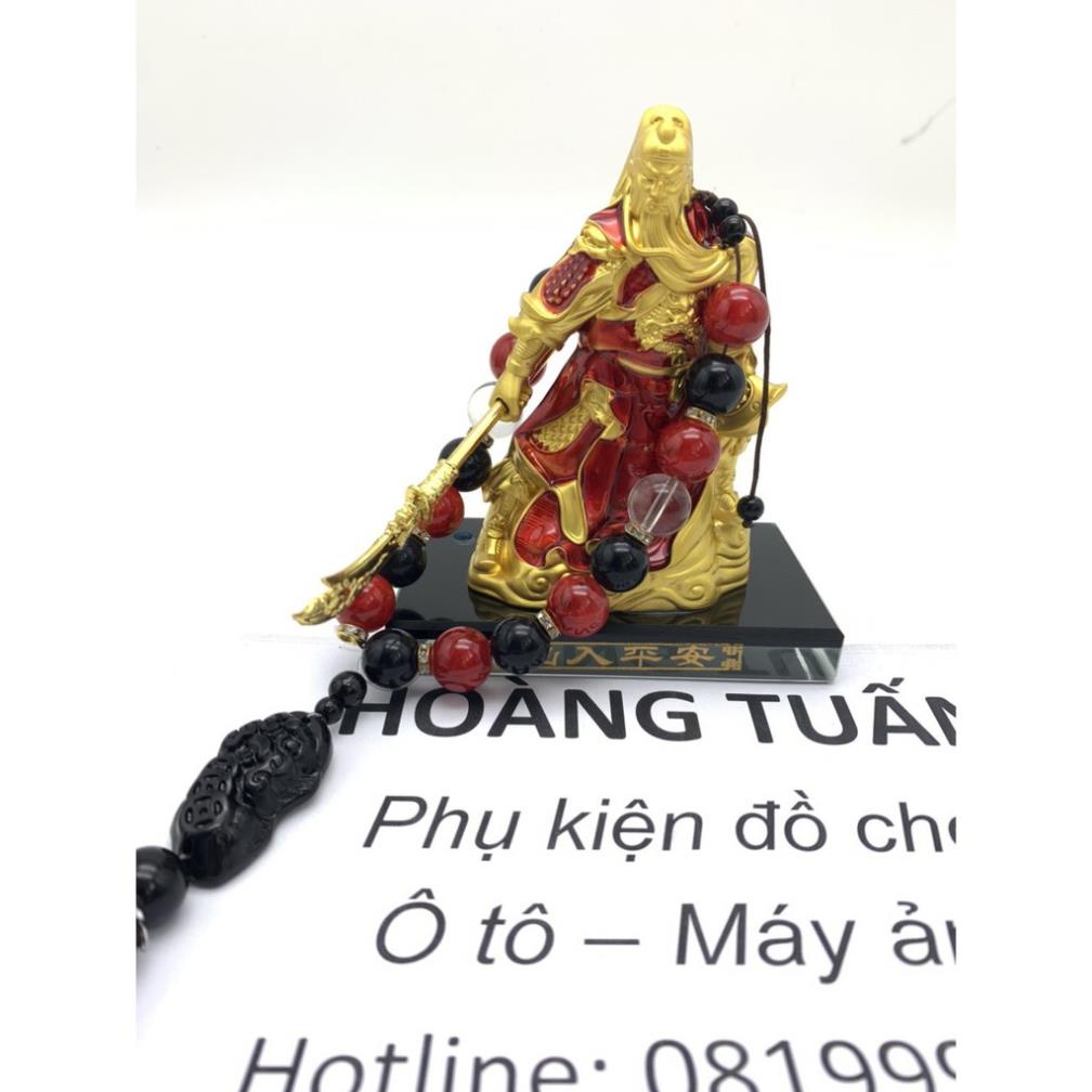 Tượng nước hoa Quan Công Vân Trường Quan Vũ 3 màu sang trọng trang trí taplo nhà cửa