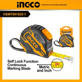 Ingco thước kép thép nền vàng hsmt081025-1