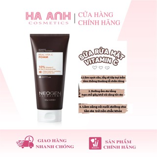 Sữa rửa mặt neogen real vita c foam 120g