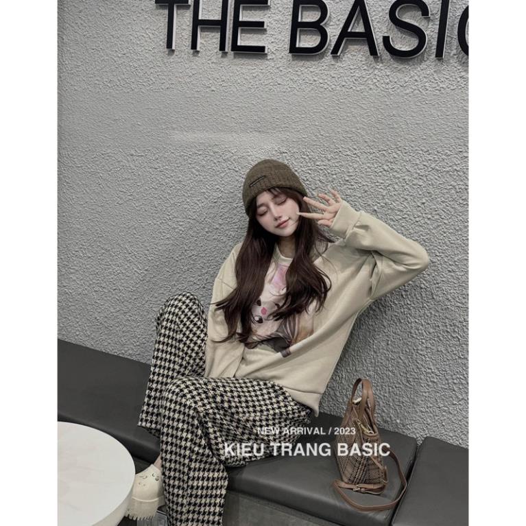 BỘ NỈ THỎ BE QUẦN KÊ ZICZAC HOT