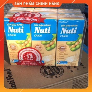 Lốc 6 hộp sữa Nuti đậu nành có đường 200ml