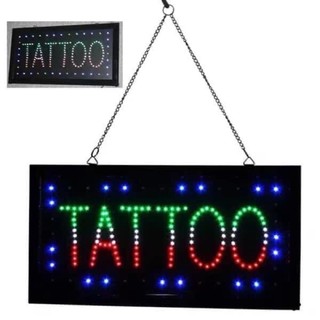Bảng Led Tattoo và Open