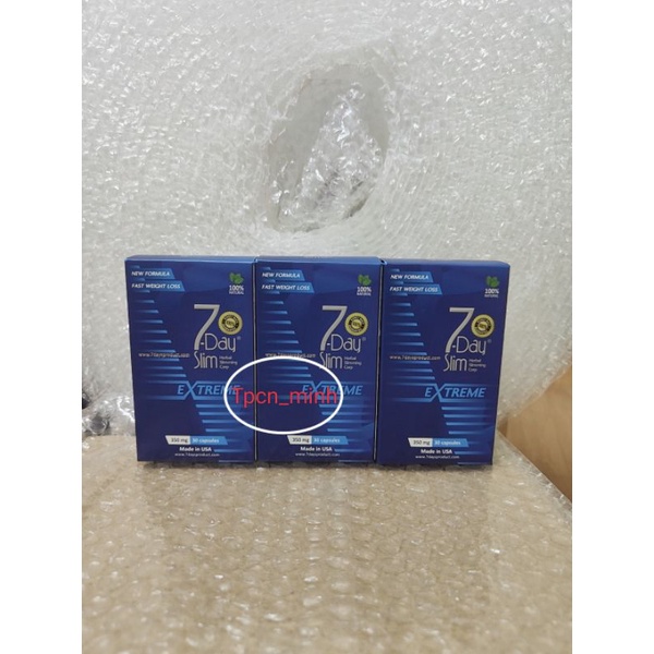 Viên Uống Giảm Cân-7 Day Slim  Nhập Khẩu Mỹ