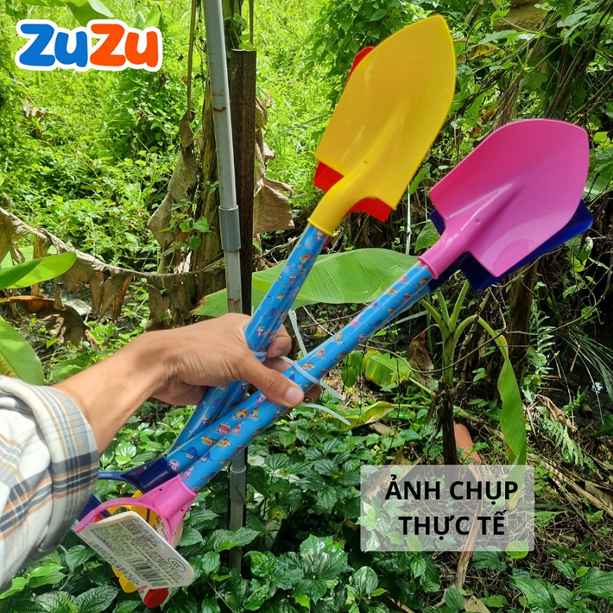 Đồ chơi xúc cát bãi biển Đội Bay Siêu Đẳng SuperWings gồm 2 xẻng xúc cát cỡ lớn, đồ chơi mùa hè cho bé xúc cát
