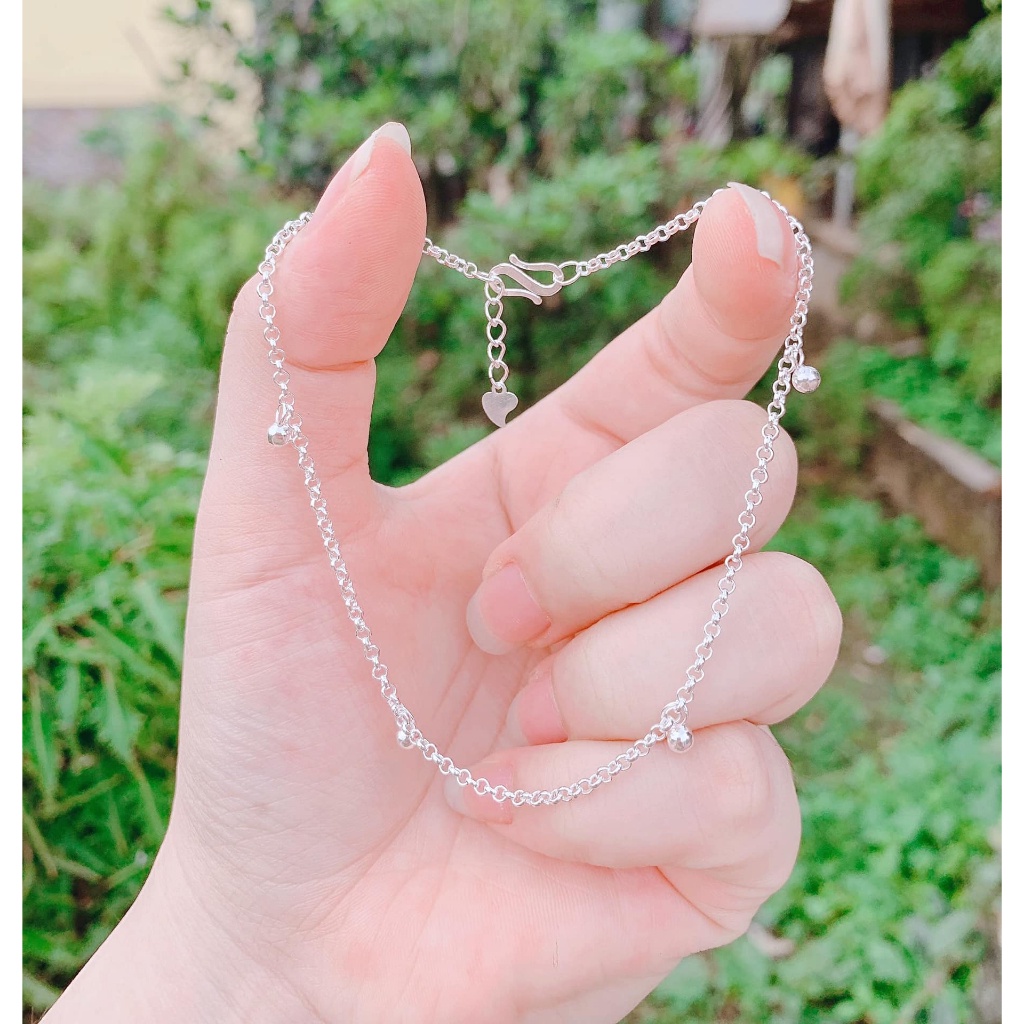 Lắc Chân Bạc Nhiều Mẫu Vòng Chân Giá Rẻ Cute Siêu Đáng Yêu - Tiệm Bạc Dung Bún
