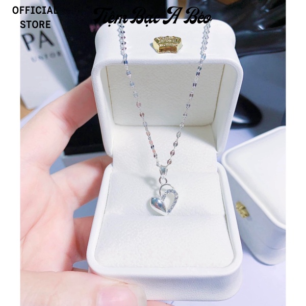 Dây Chuyền Bạc Nhiều Mẫu Vòng Cổ Trái Tim Hot - Tiệm Bạc A Béo Silver