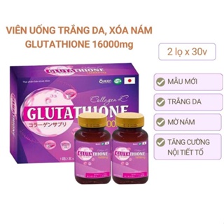 Collagen Glutathione 16000mg Giúp Trắng Da, Mờ Nám, Giảm Thâm