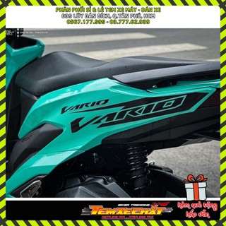 Tem rời Vario150 - Mẫu Tem chỉ đen đơn giản - Chuẩn From cực đẹp