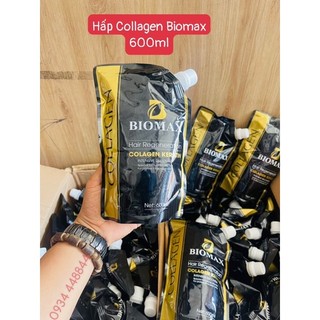 Kem hấp ủ tóc biomax mềm mượt 600ml