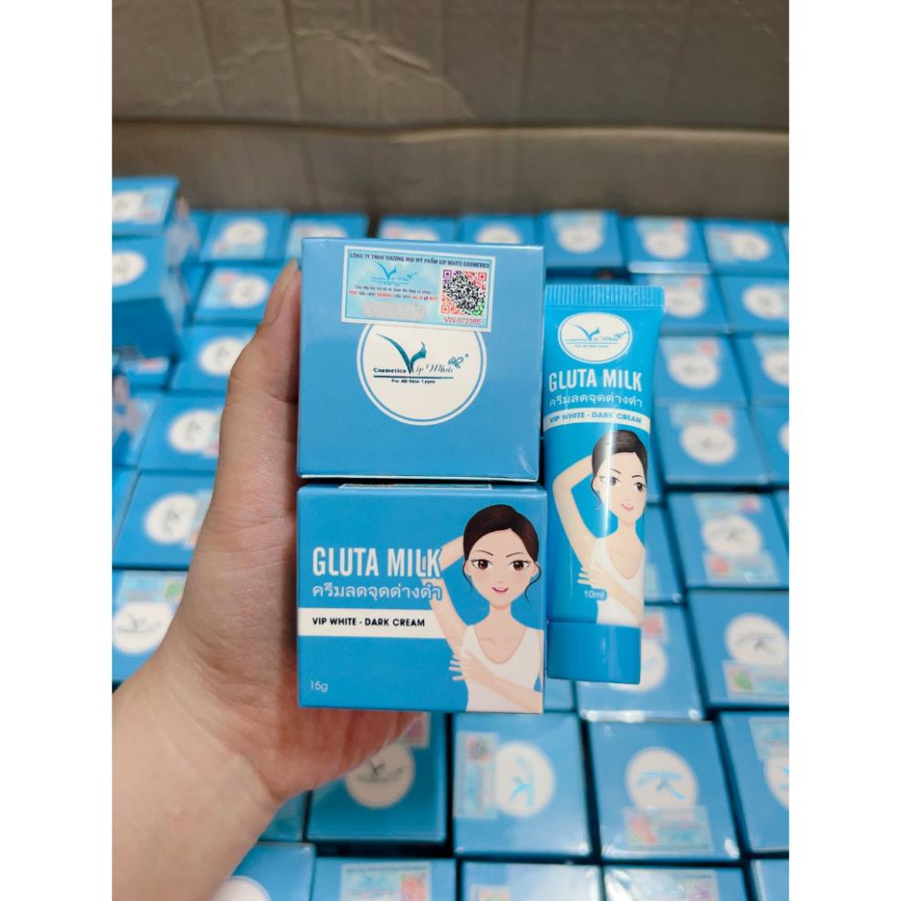 Kem Thâm Gluta Milk Thái Lan - Kem Ngừa Thâm Nách,Thâm Mông,Thâm Cổ - Mua 1 Tặng 1