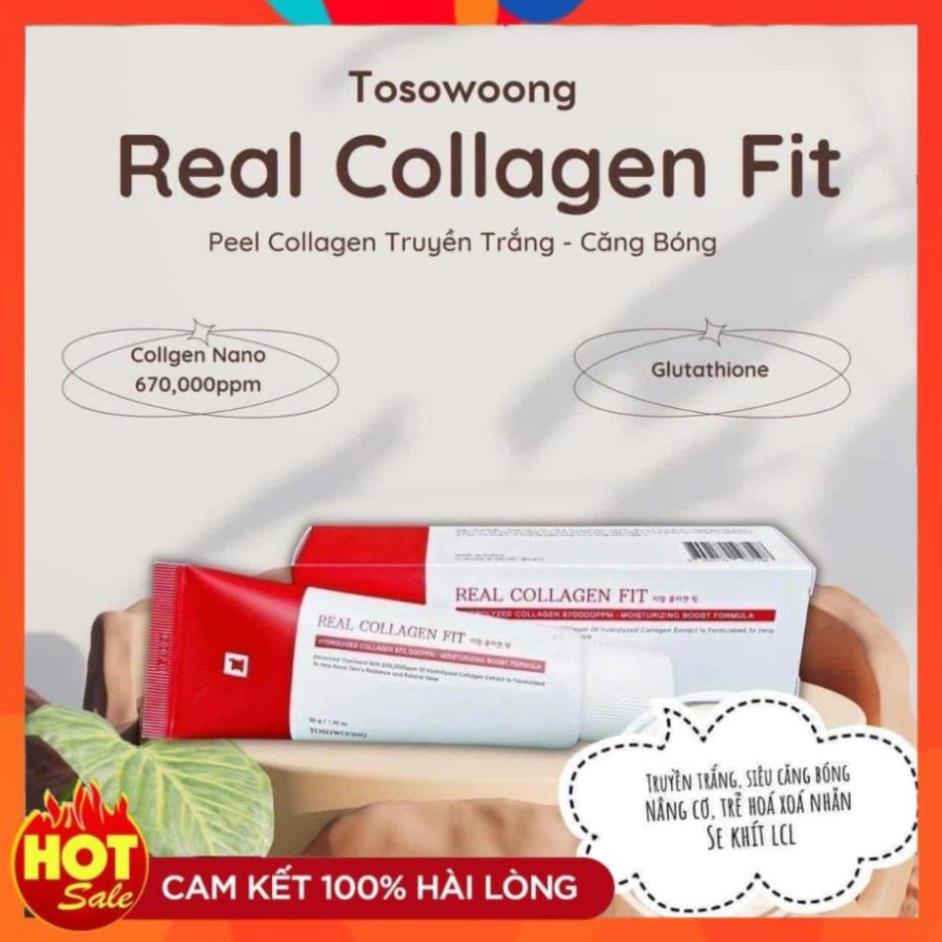 Peel da collagen, peel da mặt căng bóng Real Collagen Fit 50ml