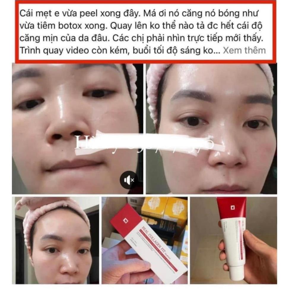 Peel da collagen, peel da mặt căng bóng Real Collagen Fit 50ml