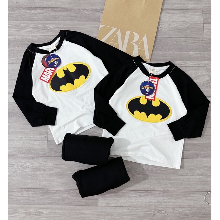 Set bộ BATMAN cho bé trai chất cotton 4c co giãn siêu đẹp