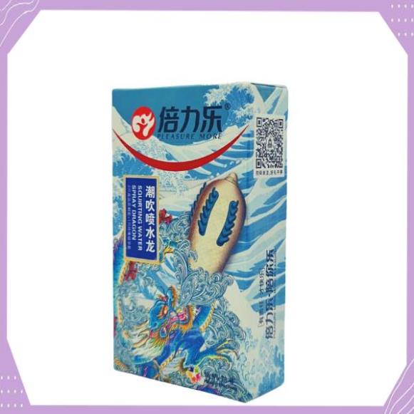 Bao cao su Bi siêu gai Pleasure More kích thích mãnh liệt gai mềm không đau hộp 2 cái  Codomi