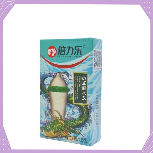 Bao cao su Bi siêu gai Pleasure More kích thích mãnh liệt gai mềm không đau hộp 2 cái  Codomi