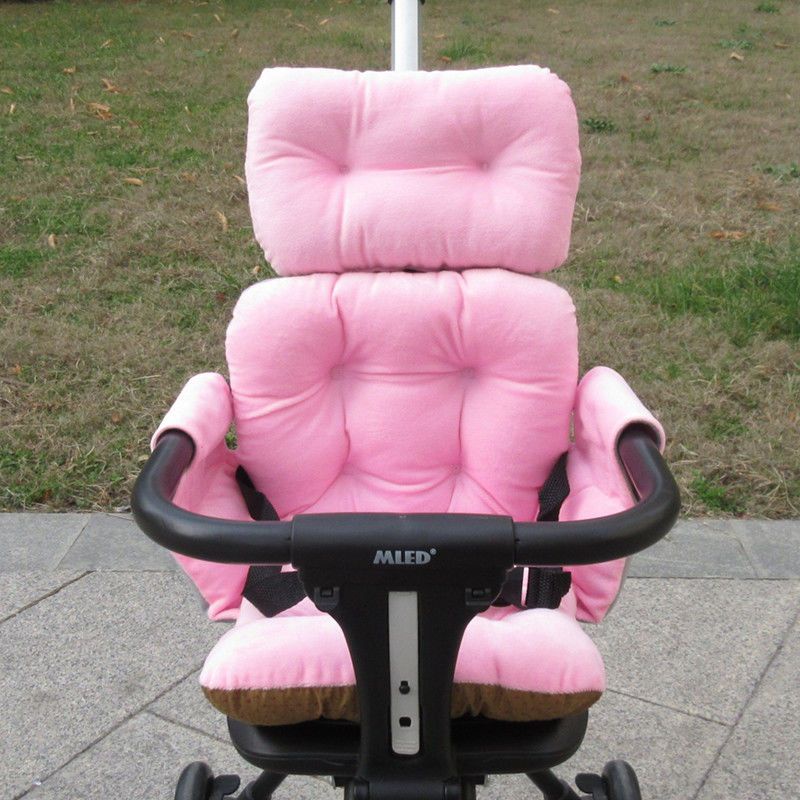 Đệm Lót Xe Đẩy Em Bé / Búp Bê Màu Be