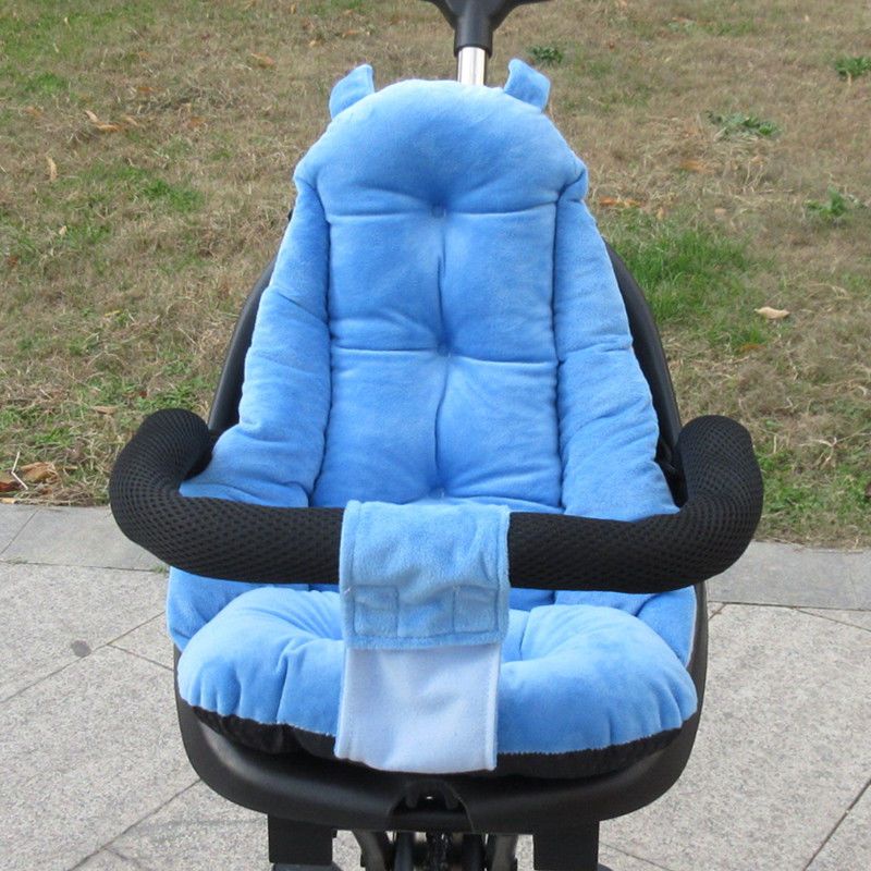 Đệm Lót Xe Đẩy Em Bé / Búp Bê Màu Be