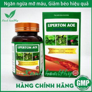LIPERTON AOE - thành phần 100% thảo dược uống Giảm mỡ máu, gan nhiêm mỡ, giảm béo hiệu quả -  - hàng chính hãng