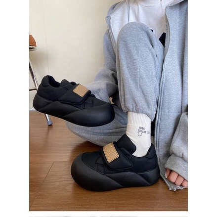 Giày Thể Thao Màu Trắng Thiết Kế Mới Thời Trang Theo Phong Cách retro Cho Nữ