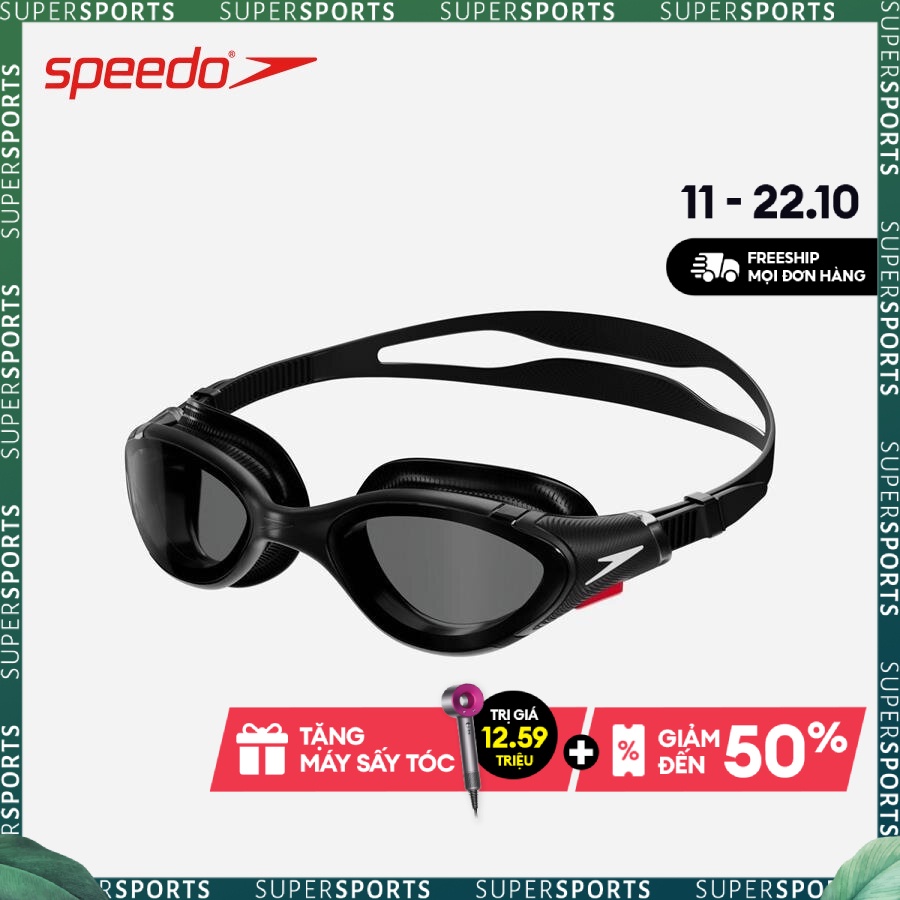 Kính bơi unisex Speedo Biofuse 2.0 Black/Smoke - 8-00233214501