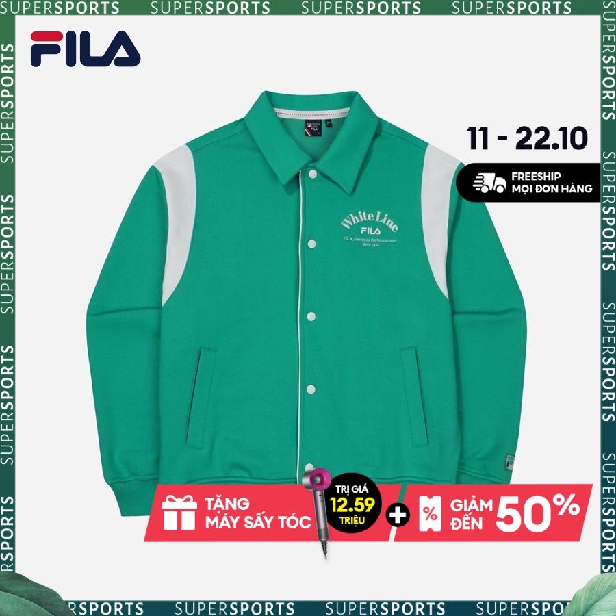 Áo khoác thời trang unisex Fila White Line Small Logo - FS2FTF1331X-MRG