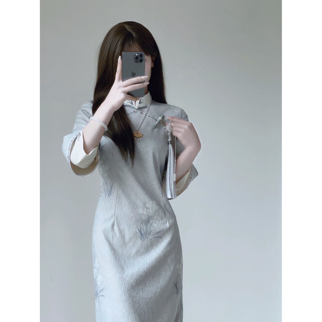 Sườn Xám Cách Tân Thiết Kế Mới Xinh Xắn Thời Trang Dành Cho Mùa Thu Đông