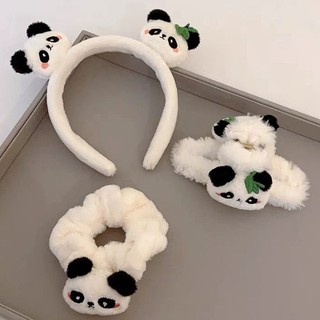 Dây cột tóc hình gấu trúc hoạt hình dễ thương cho nữ
