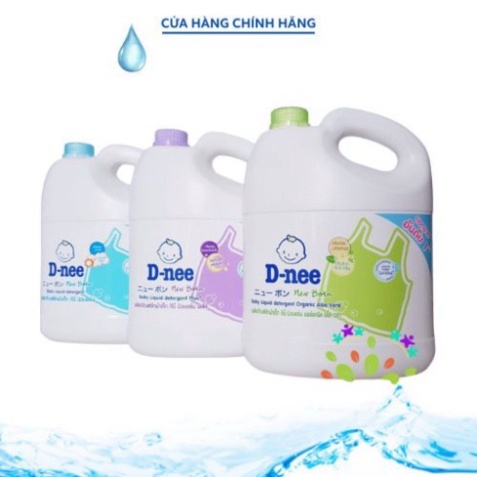 Nước Giặt Quần Áo Em Bé Dnee 3000Ml (Chính Hãng Có Tem Đại Thịnh)