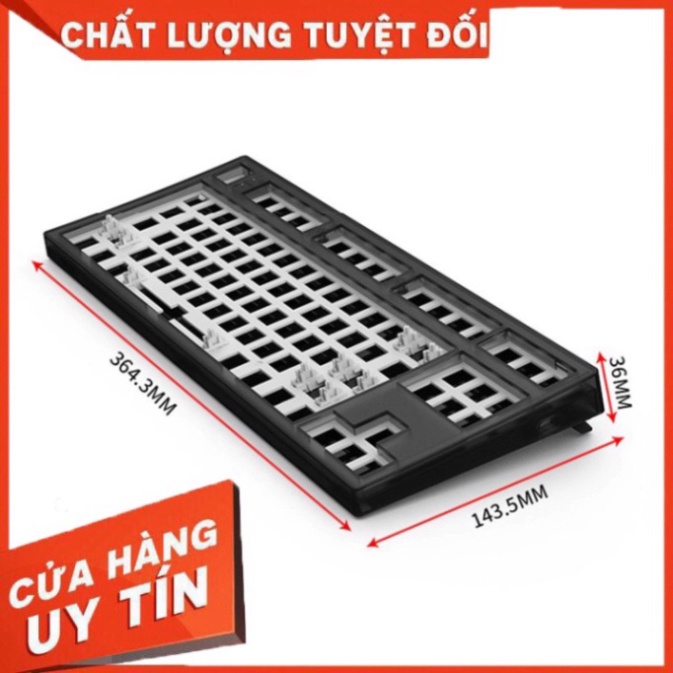 Bộ KIT Bàn phím cơ custom FL Esport MK870 mạch xuôi 3 Mode Hotswap RGB - Hàng chính hãng - Bảo hành 12 tháng