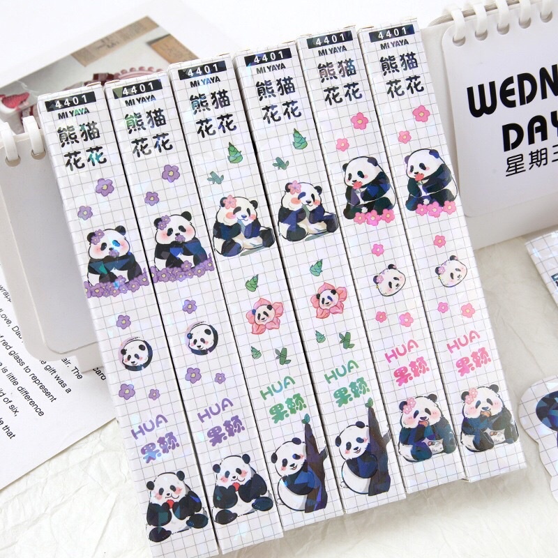 Bút mực đen hình gấu trúc panda Hoa Hoa đáng yêu