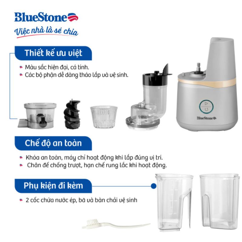 Máy Ép Chậm BlueStone SJB-6558 150W