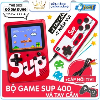 Máy Chơi Game Sup 400 Kèm Tay Cầm Dành Cho 2 Người, Màn hình rộng, kết nối với TV, Nạp năng lượng theo chu kỳ (APS)