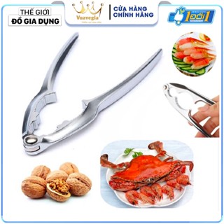 Kìm kẹp càng cua, ghẹ, quả óc chó, tách vỏ cứng, inox sáng bóng bền đẹp, dài 15cm (APS)