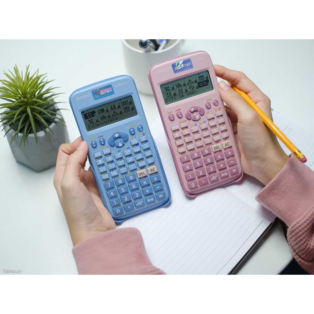 Máy tính CASIO Fx 580VN X thế hệ mới  Độ Chính Xác Cao - Máy Tính Giá Rẻ - Hàng Thái Bảo Hành 24 Tháng
