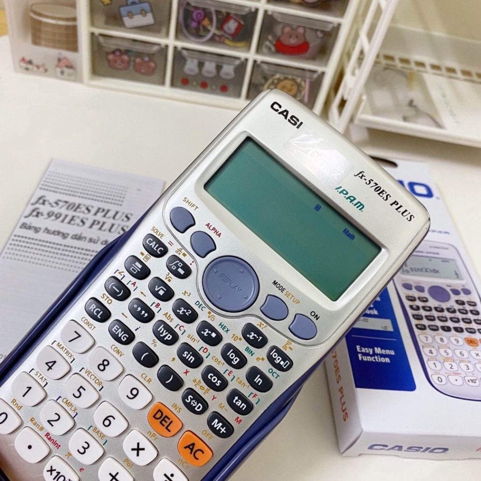 Máy Tính CASIO Fx 570ES Plus Máy Tính Học Sinh Giá Rẻ Được Mang Vào Phòng Thi - Hàng Thái Bảo Hành 24 Tháng