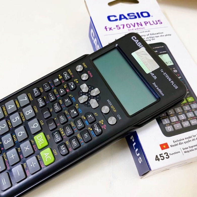 Máy Tính CASIO Fx 570ES Plus Máy Tính Học Sinh Giá Rẻ Được Mang Vào Phòng Thi - Hàng Thái Bảo Hành 24 Tháng