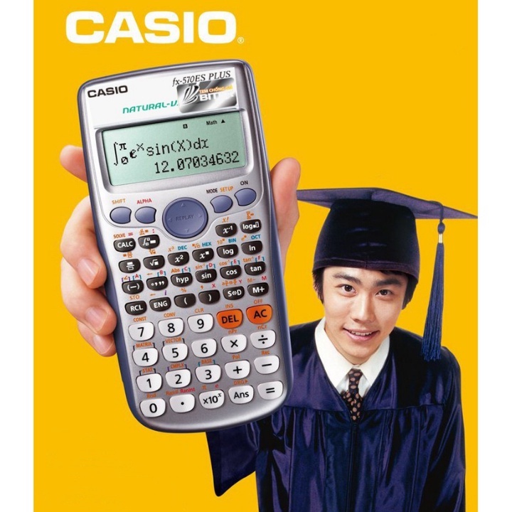 Máy Tính CASIO Fx 570ES Plus Máy Tính Học Sinh Giá Rẻ Được Mang Vào Phòng Thi - Hàng Thái Bảo Hành 24 Tháng