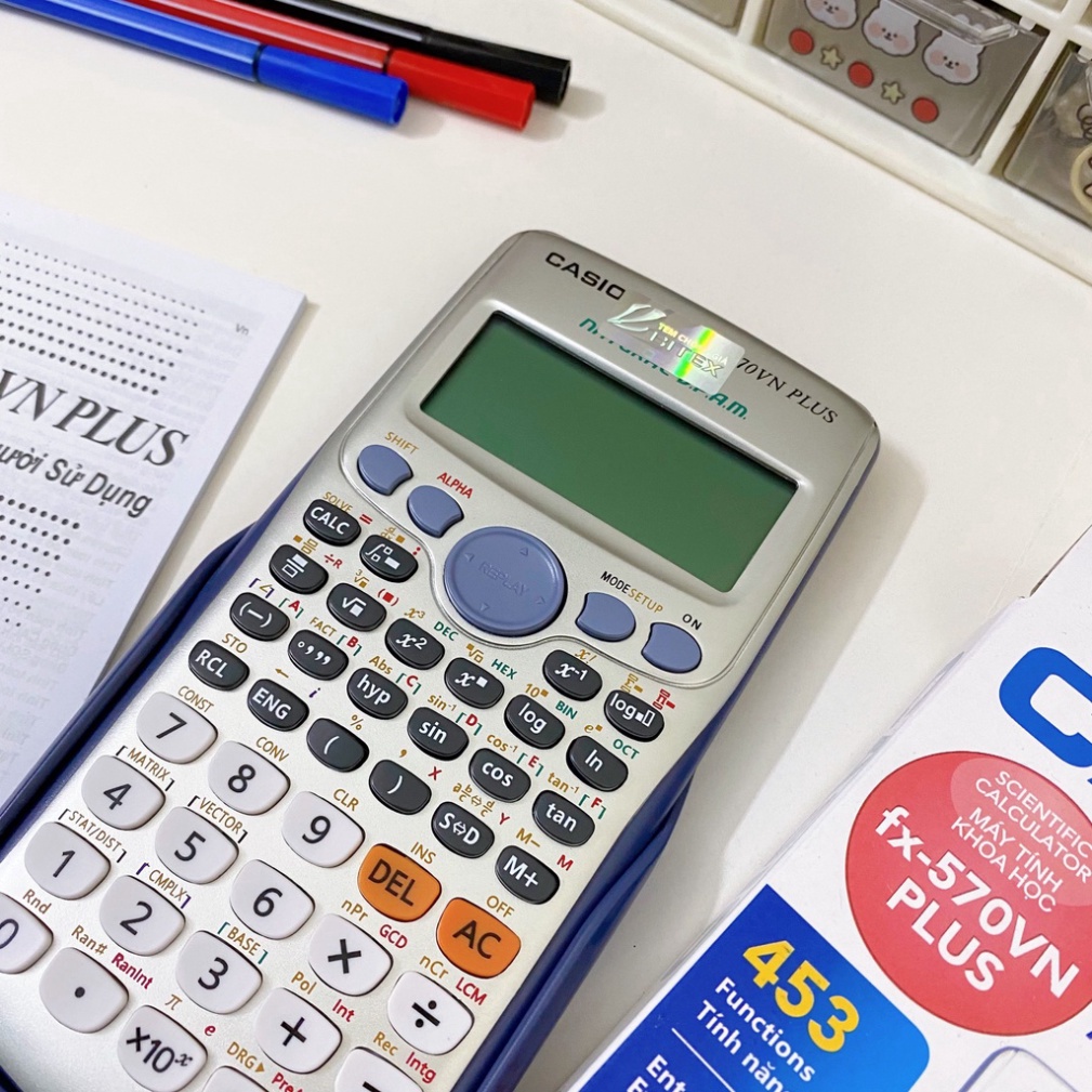 Máy Tính CASIO FX570 VN PLus Máy Tính Học Sinh Giá Rẻ - Được Mang Vào Phòng Thi - Hàng Thái Bảo Hành 24 Tháng