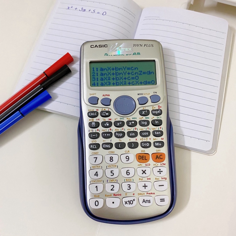 Máy Tính CASIO FX570 VN PLus Máy Tính Học Sinh Giá Rẻ - Được Mang Vào Phòng Thi - Hàng Thái Bảo Hành 24 Tháng