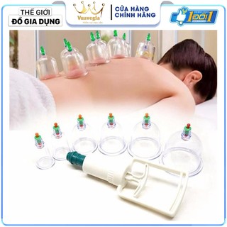 Bộ Dụng Cụ Giác Hơi Chân Không 12 Ly Kèm 1 Ống Bơm Chuyên Dụng Không Dùng Lửa An Toàn, Tiện Lợi (APS)