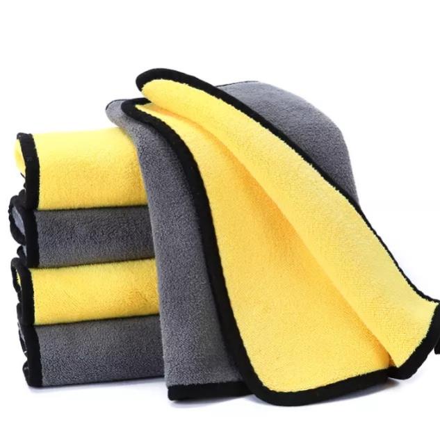 Khăn lau xe chuyên dụng ô tô Microfiber siêu thấm không bị sơ rối. Khăn Lau Đa Năng Microfiber 30x30