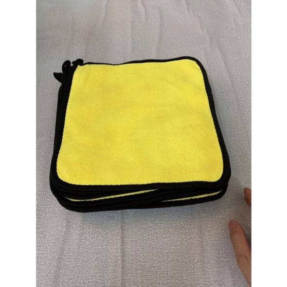 Khăn lau xe chuyên dụng ô tô Microfiber siêu thấm không bị sơ rối. Khăn Lau Đa Năng Microfiber 30x30
