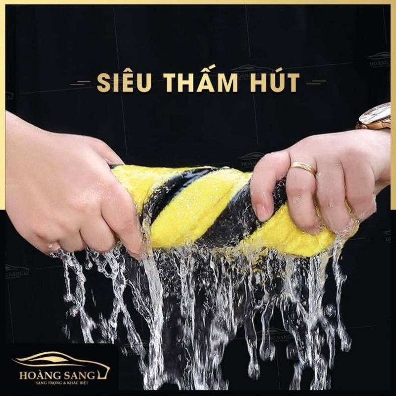 Khăn lau xe chuyên dụng ô tô Microfiber siêu thấm không bị sơ rối. Khăn Lau Đa Năng Microfiber 30x30