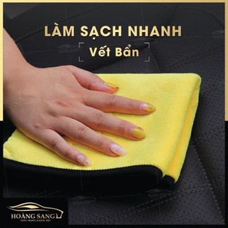 Khăn lau xe chuyên dụng ô tô Microfiber siêu thấm không bị sơ rối. Khăn Lau Đa Năng Microfiber 30x30