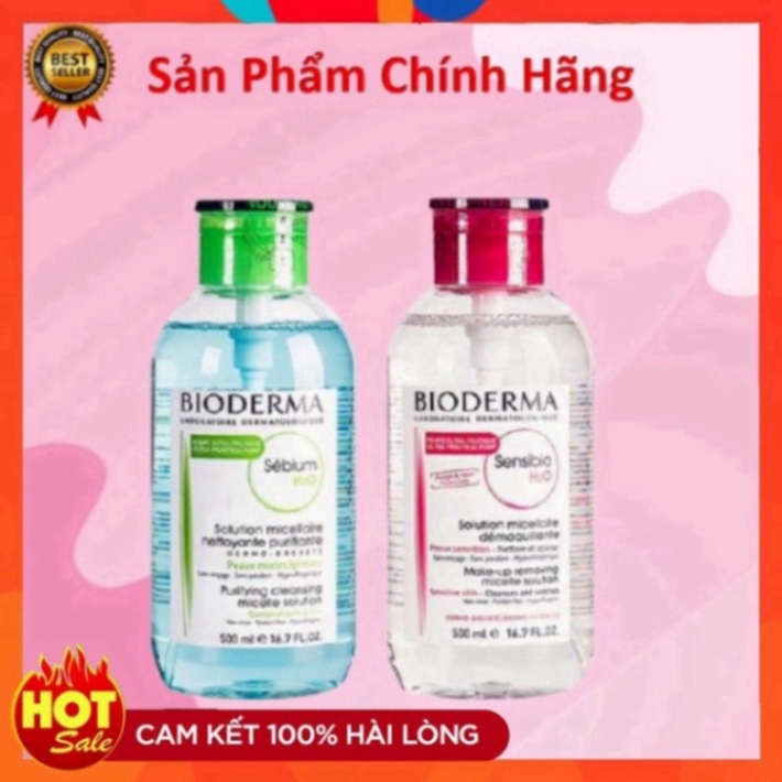 Nước Tây Trang Bioderma 500ml chuẩn chính hãng BBTV Beauty