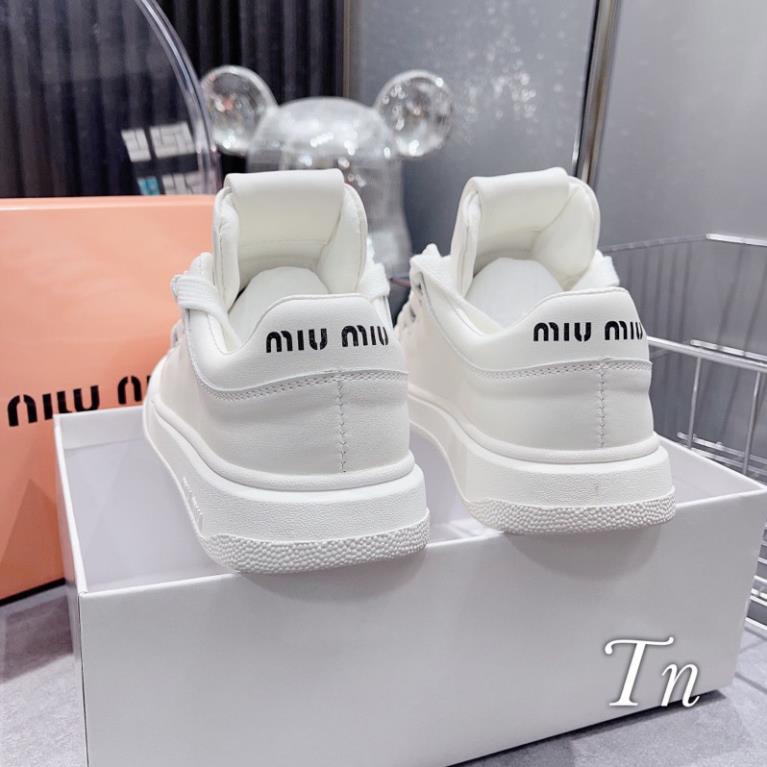 Giày thể thao Miu chuẩn box hồng, hàng L1. Fullbox bill 00