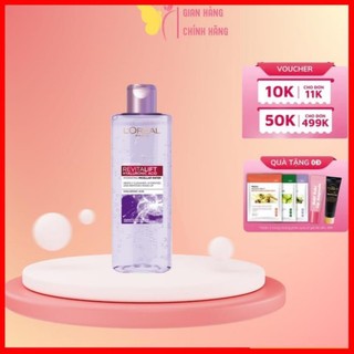 Nước tẩy trang loreal tím 400ml, dành cho da dầu mụn, da khô, da nhạy cảm
