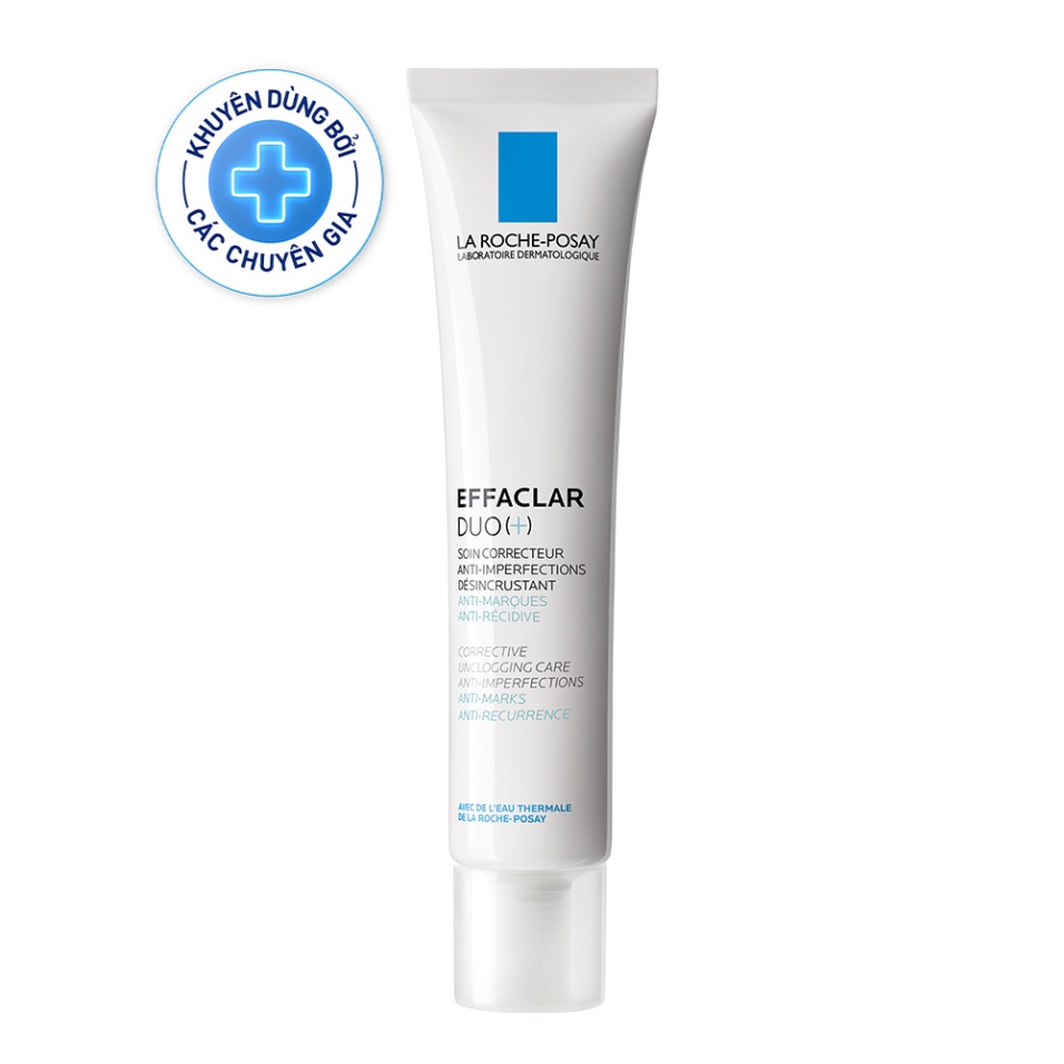 Kem giảm mụn ngăn ngừa vết thâm & mụn tái phát La Roche-Posay Effaclar Duo+ 40ml MTB Beauty