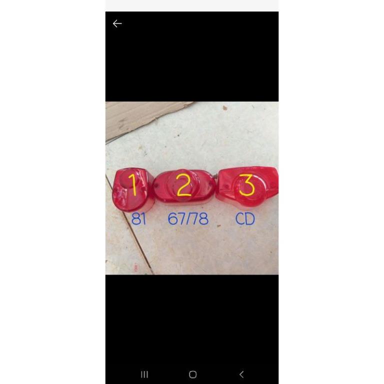 Nắp chụp đèn hậu xe cub 78 81 67 cd...