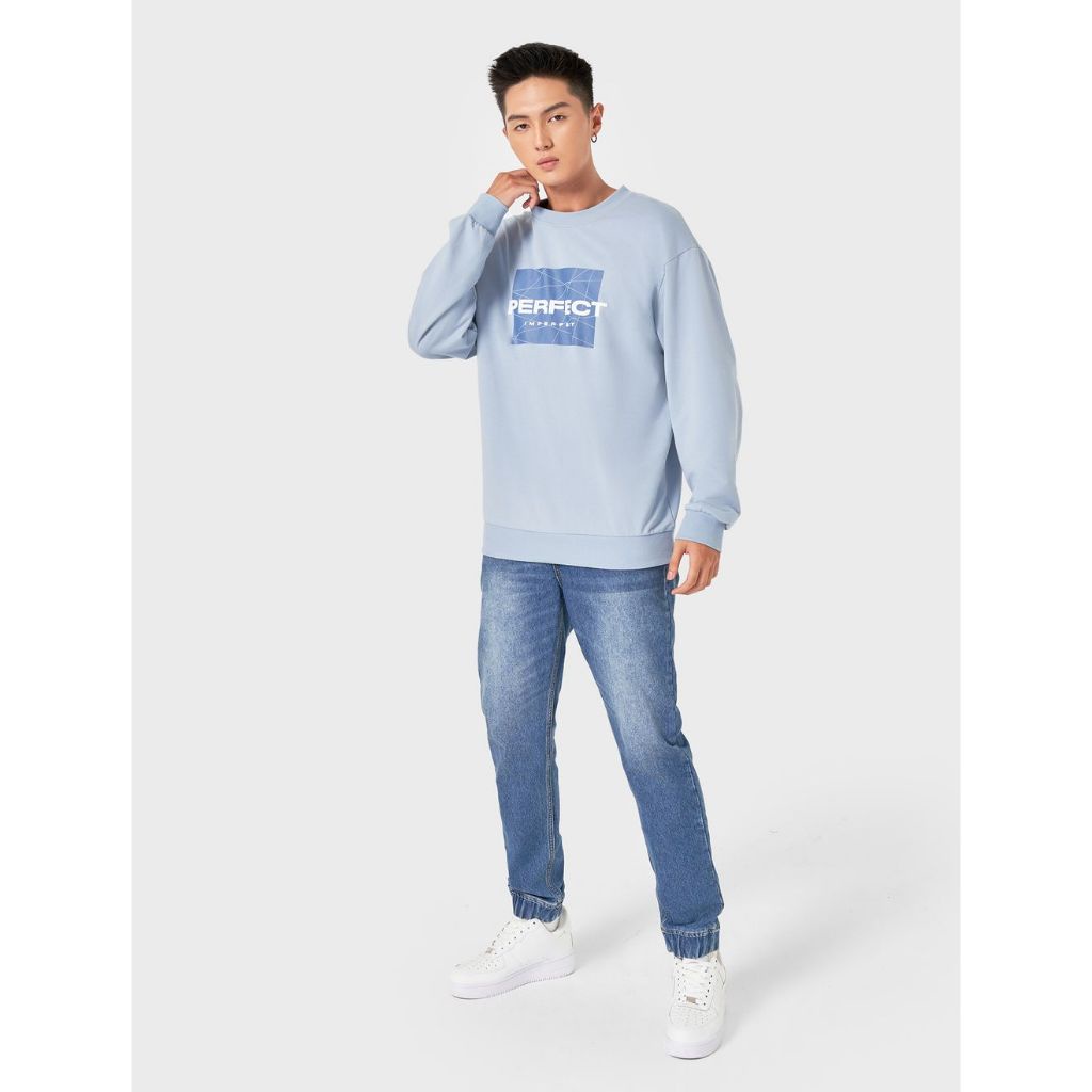 Quần jeans nam CANIFA chất liệu cotton pha, phom regular 8BJ22W002